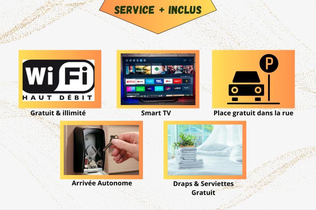 Ideal Pro & Couple - 2 Logements Theme Boho Chic Rdc & Dandy 1Er Etage - Quartier Calme - Jardin - Wifi Hd - Smart Tv - Parking Gratuit - Proche Centre & Transports - Ask Home فالنسيان المظهر الخارجي الصورة