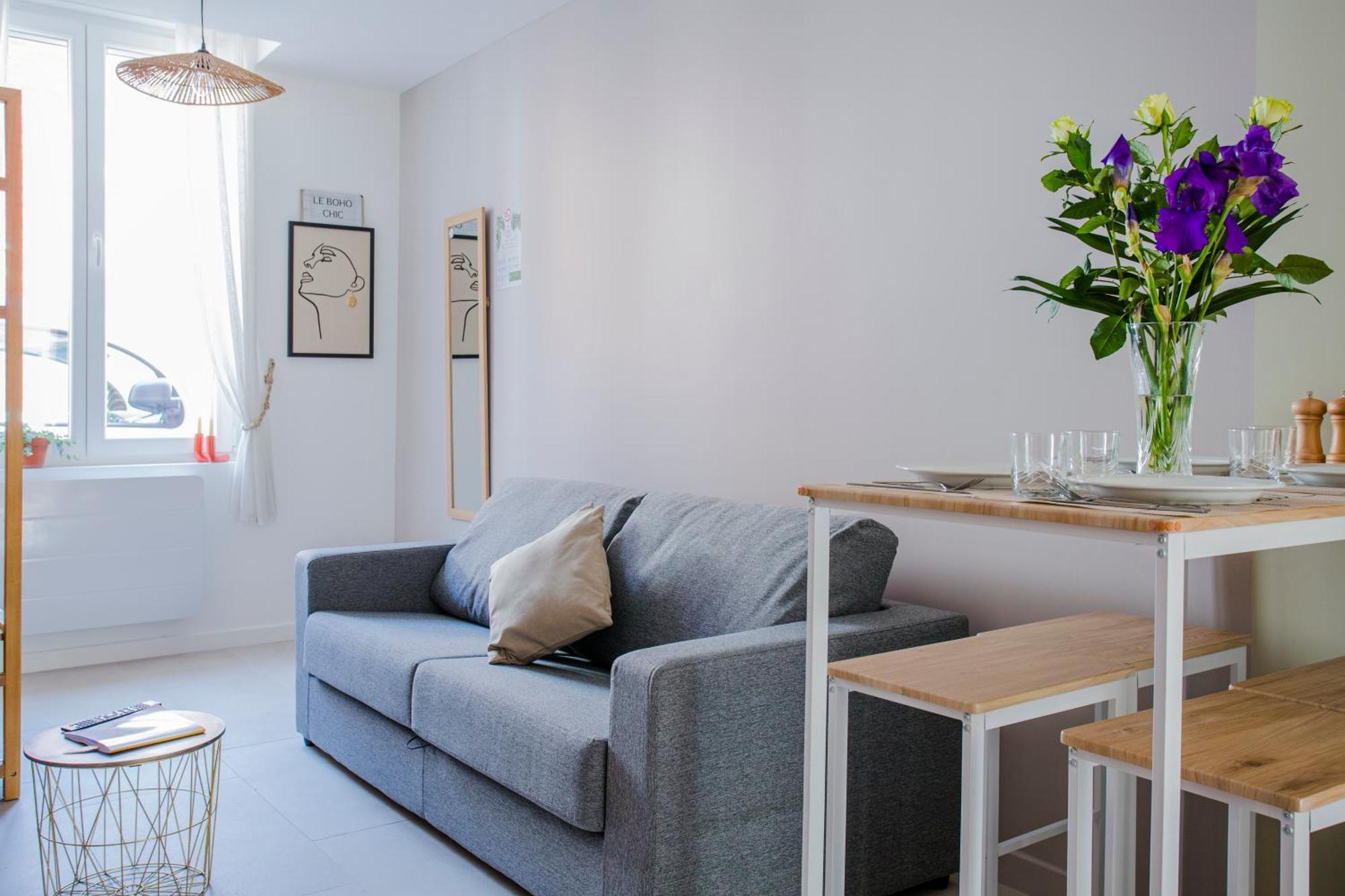 Ideal Pro & Couple - 2 Logements Theme Boho Chic Rdc & Dandy 1Er Etage - Quartier Calme - Jardin - Wifi Hd - Smart Tv - Parking Gratuit - Proche Centre & Transports - Ask Home فالنسيان المظهر الخارجي الصورة