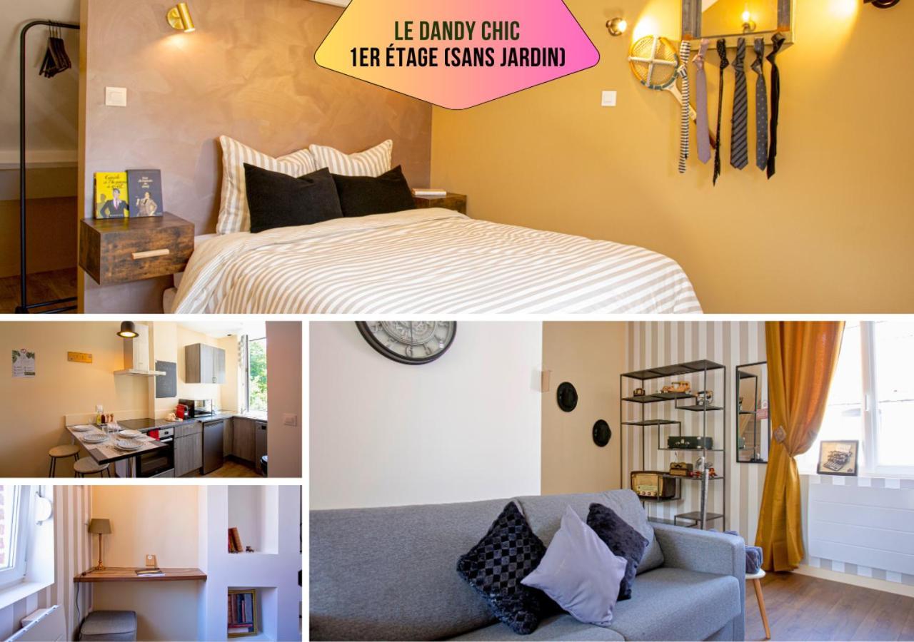 Ideal Pro & Couple - 2 Logements Theme Boho Chic Rdc & Dandy 1Er Etage - Quartier Calme - Jardin - Wifi Hd - Smart Tv - Parking Gratuit - Proche Centre & Transports - Ask Home فالنسيان المظهر الخارجي الصورة